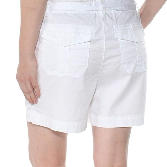 White Cargo Linen like Sanctuary "Standard Surplus" Shorts - Picture 2 of 5